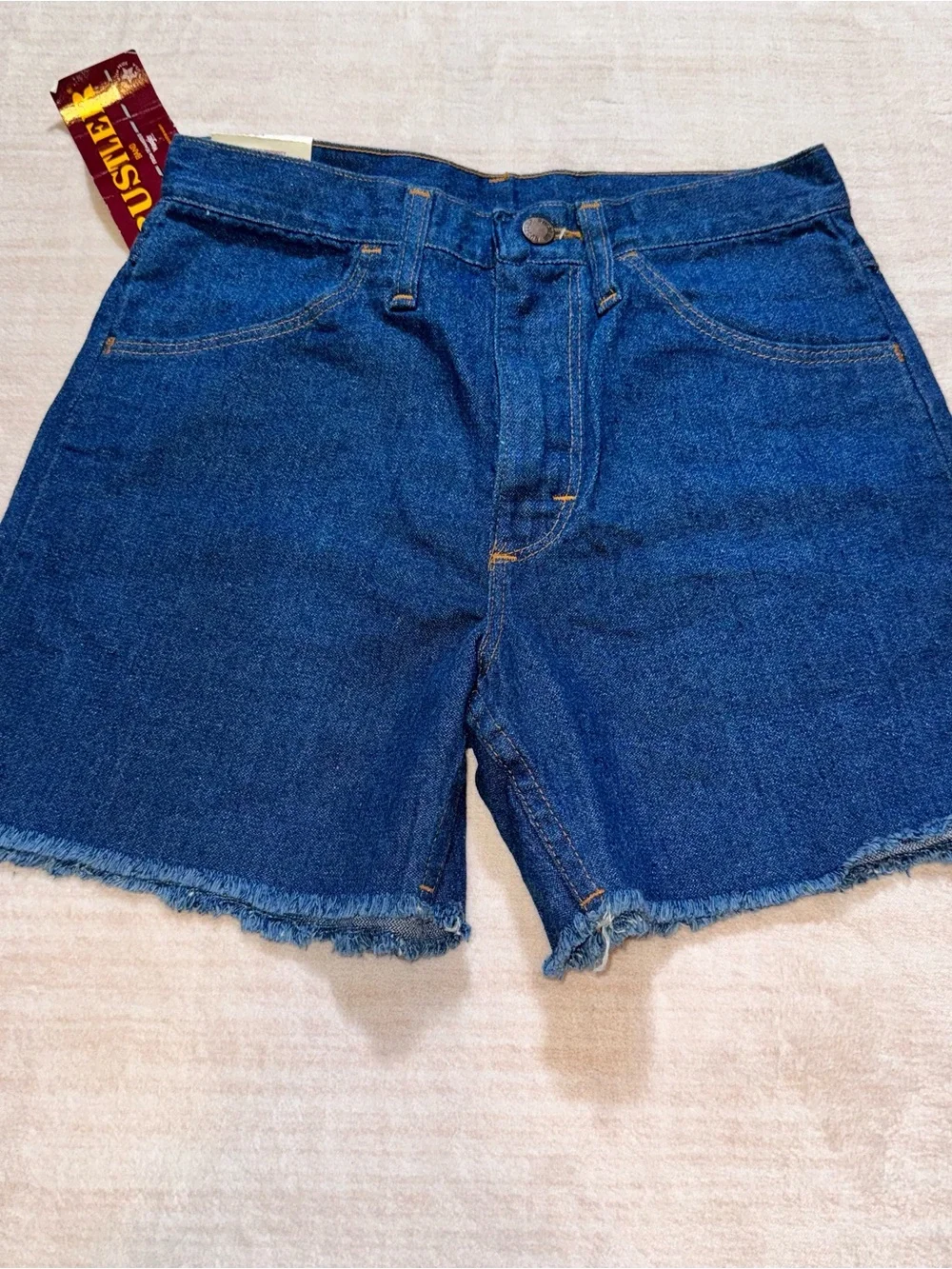 Rustler Indigo Denim Cutoff Shorts